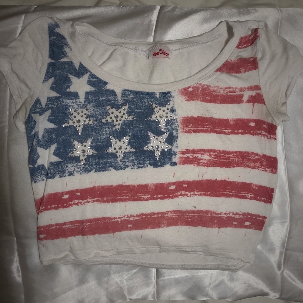 🇺🇸American Flag Crop Top🇺🇸